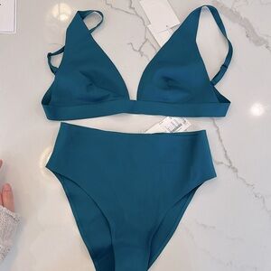 COS New Teal Bikini Set